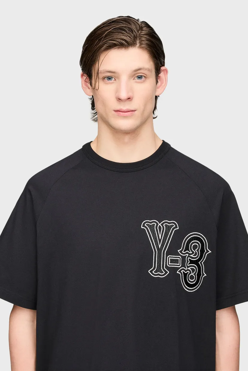 Черная футболка Y-3 ELITE 5 GFX SHORT SLEEVE (унисекс) 5