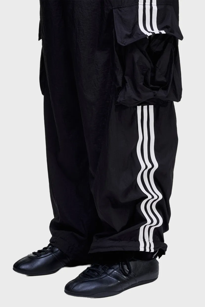 Чорні спортивні штани Y-3 NYLON WIRED 3 STRIPES (унісекс) 6