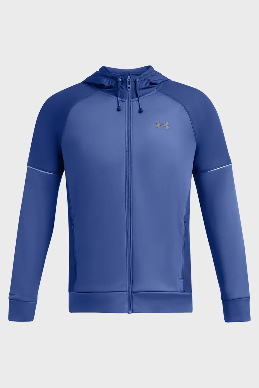 Мужское синее худи UA AF Storm FZ Hoodie 5
