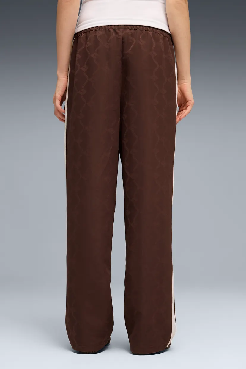 Жіночі коричневі спортивні штани з візерунком T7 Track Pants Women 3