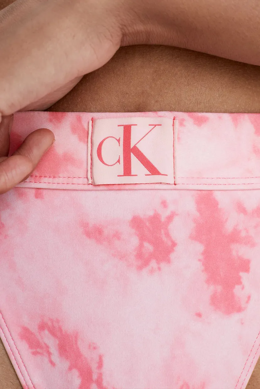 Женские розовые трусики от купальника TANGA-PRINT 4