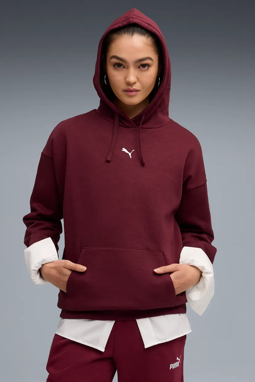 マリモ Жіноче бордове худі Essentials Oversized Hoodie Women PUMA