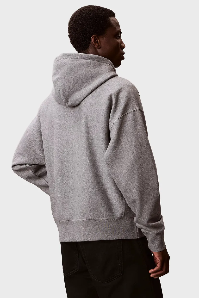 Мужское серое худи PREMIUM FLEECE 3