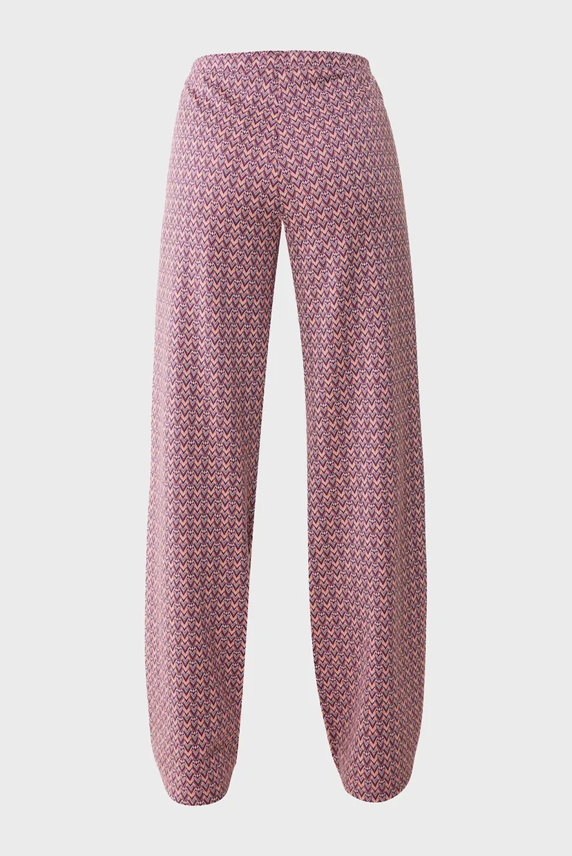 Жіночі брюки з візерунком Jacquard straight leg pants 6