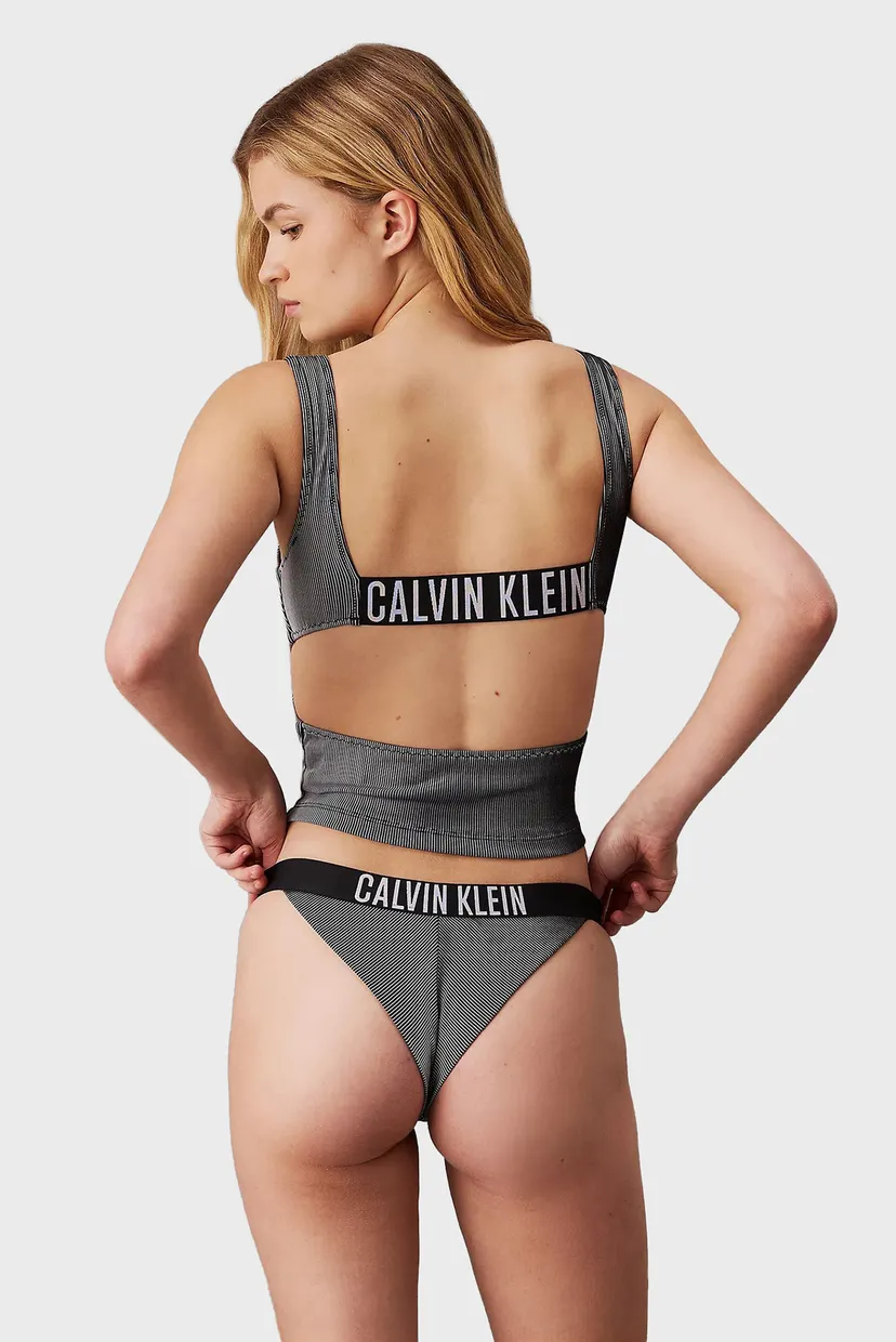 Женский лиф от купальника в полоску CROP TOP 4