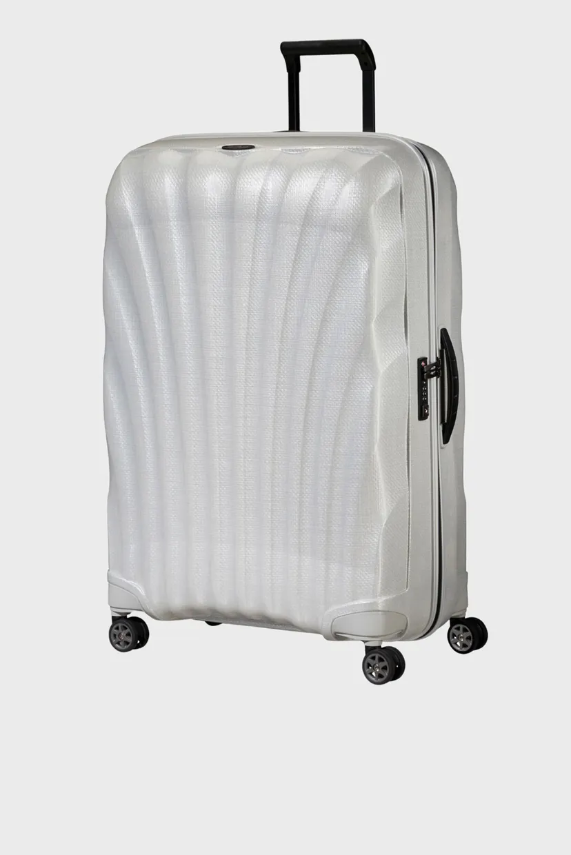 Белый чемодан 81 см C-LITE WHITE 3