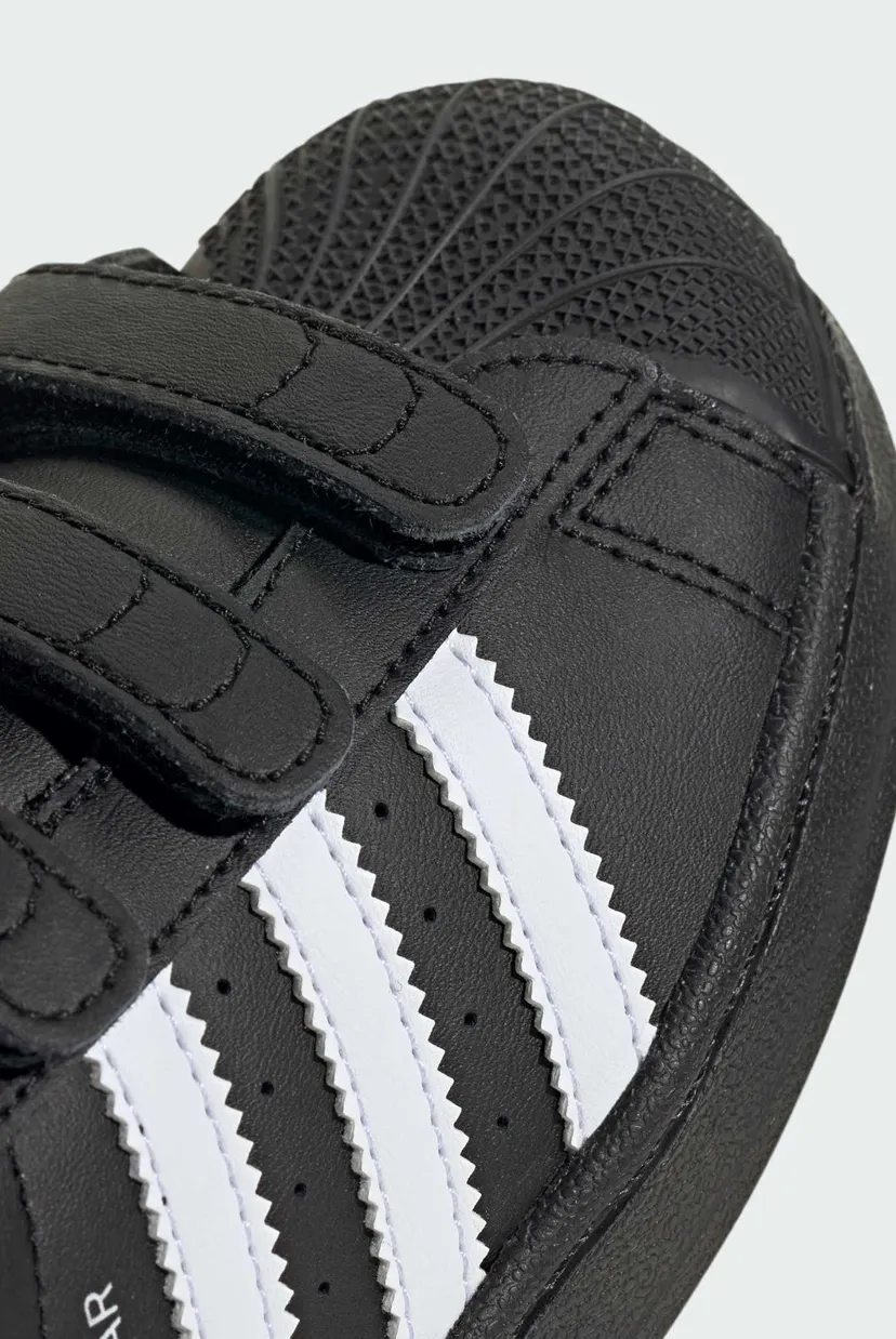 Детские черные сникерсы Superstar II Comfort Closure Kids 8