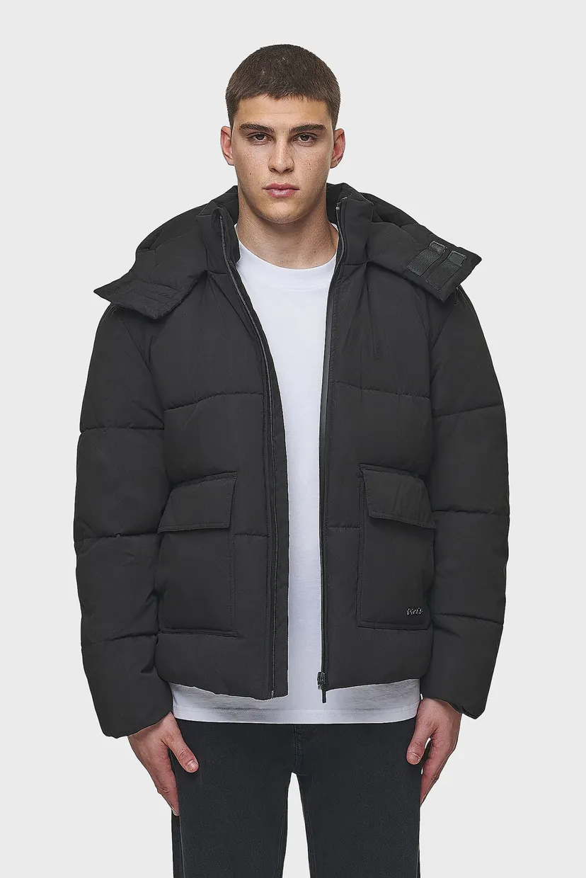 Мужская черная куртка CARVEL WATER-REACTIVE LOGO PUFFER JACKET 3