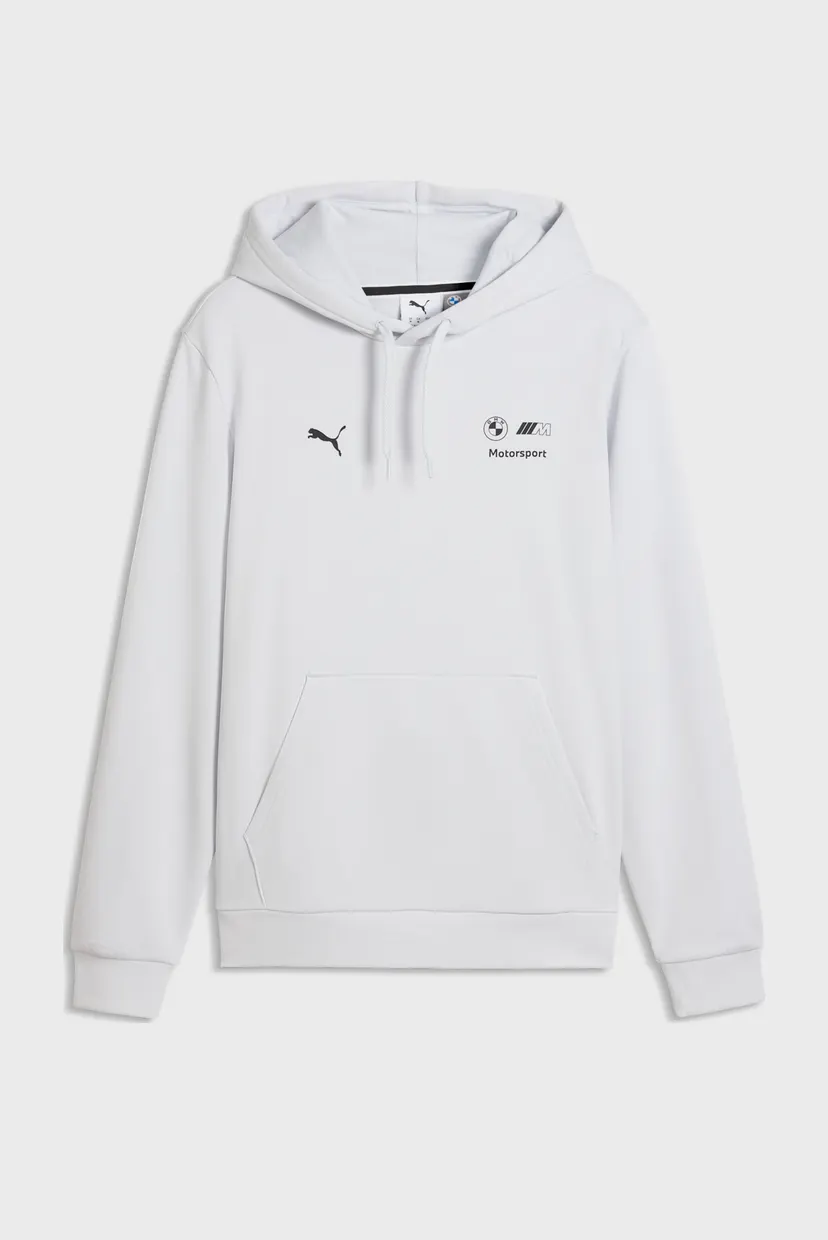 Чоловіче світло-сіре худі BMW M MOTORSPORT Essentials Hoodie Men 4