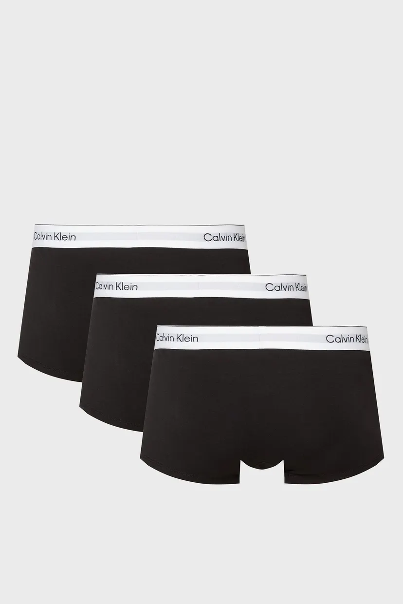 Чоловічі чорні боксери (3 шт) LOW RISE TRUNK 3PK 7