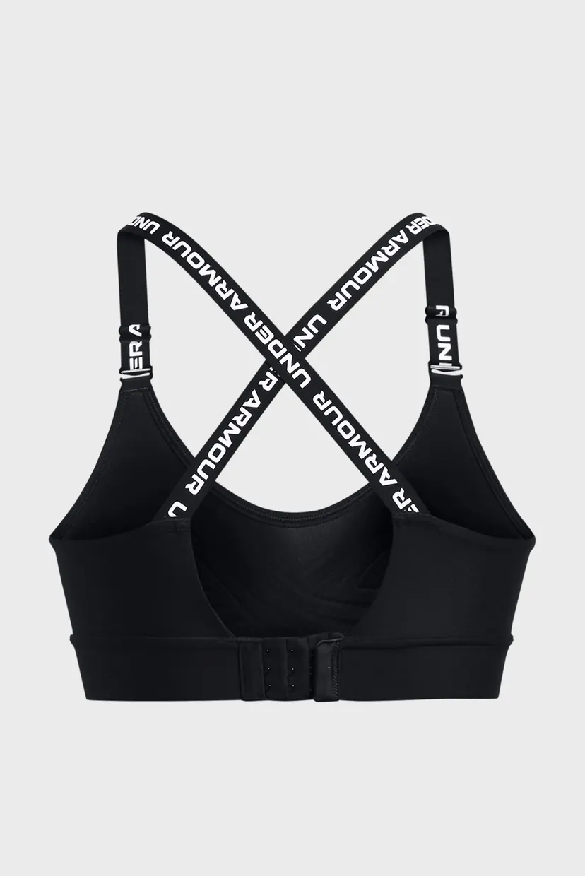 Женский черный топ UA Infinity Mid 2.0 Bra 7