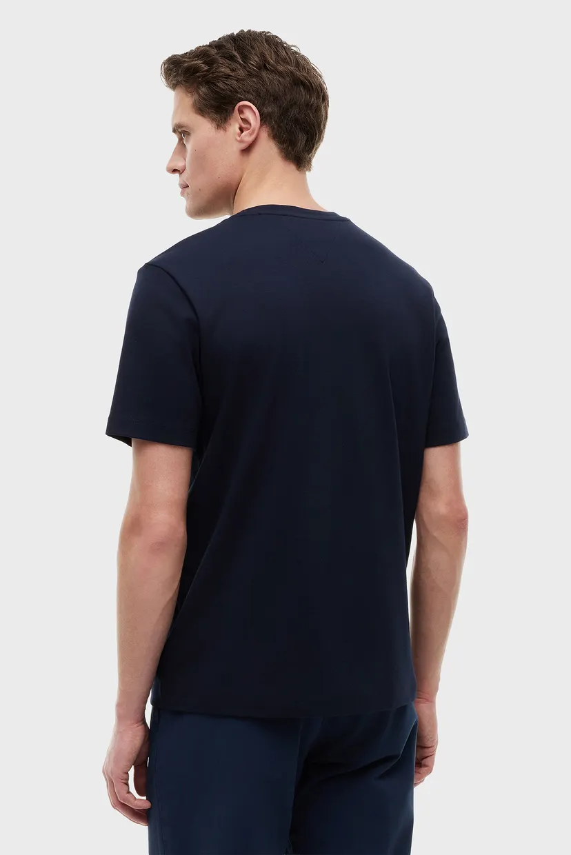 Мужская темно-синяя футболка LIGHT INTERLOCK TEE 3
