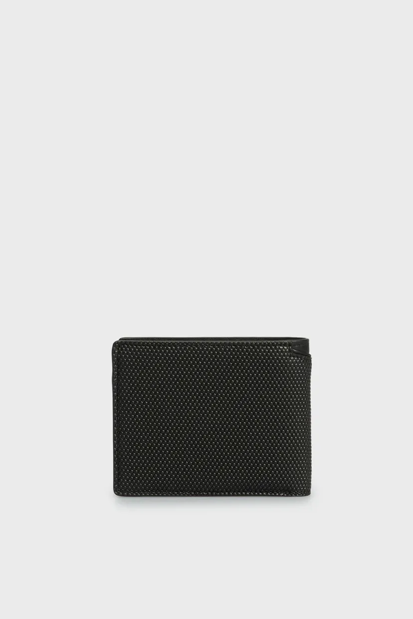 Чоловічий чорний шкіряний гаманець JAMIE WALLET 3