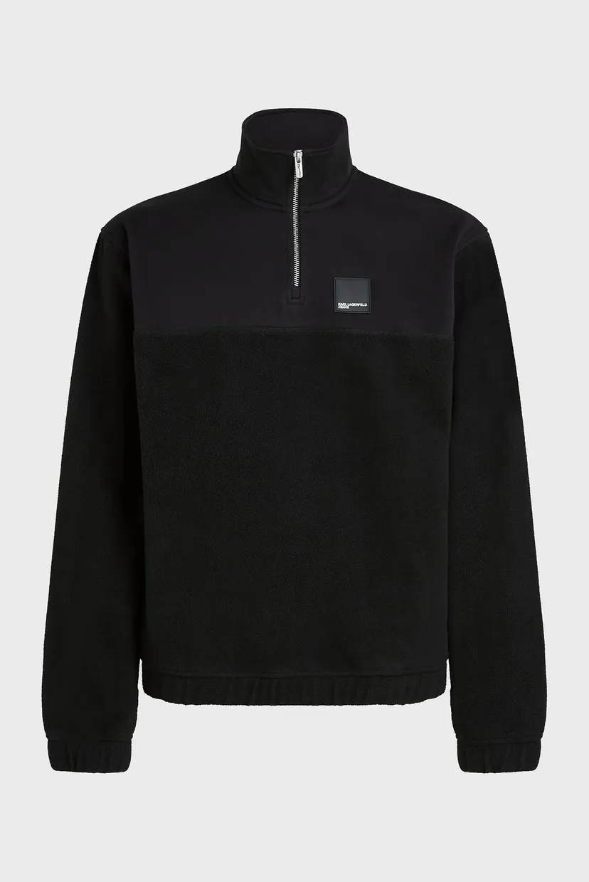 Чоловіча чорна спортивна кофта reg polar fleece 5