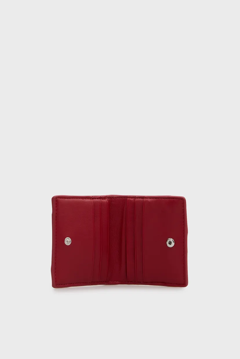 Жіночий червоний гаманець WOVEN FLAP 4