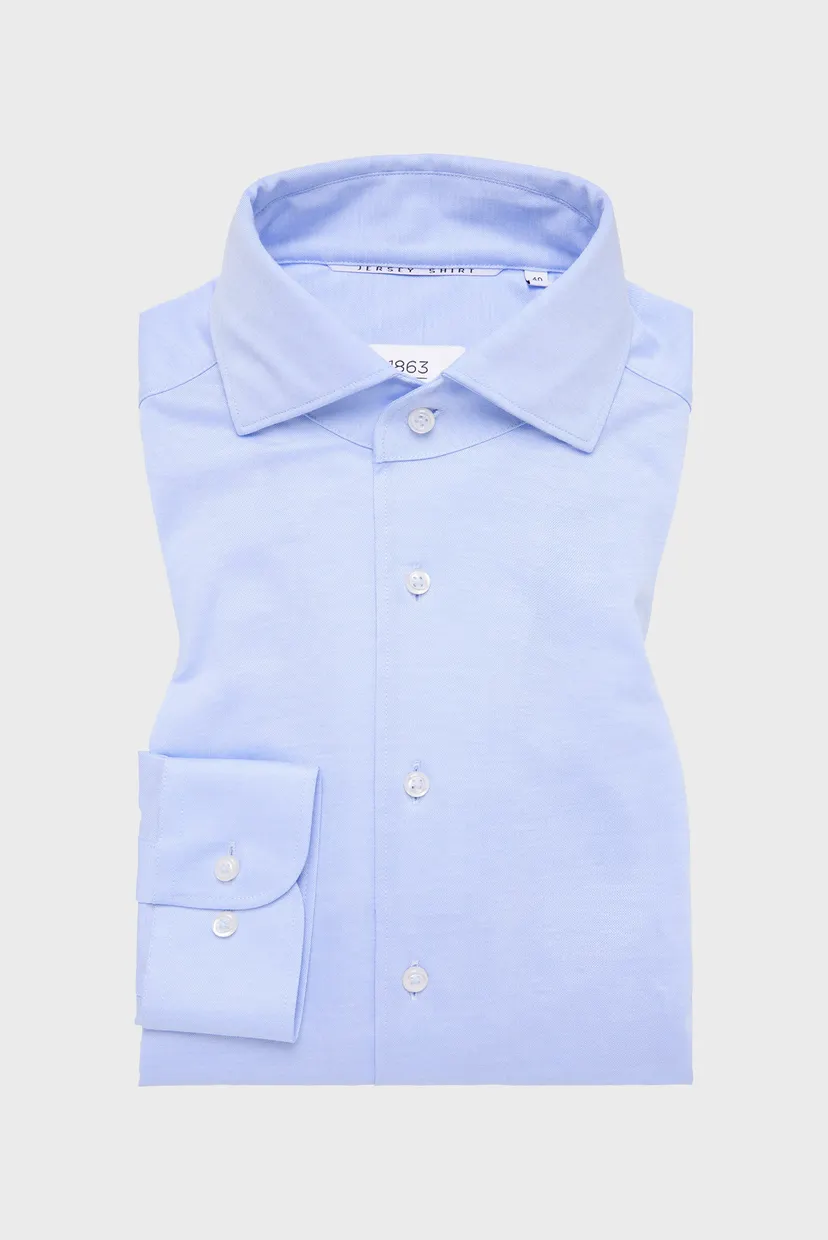 Чоловіча блакитна сорочка SLIM FIT 6