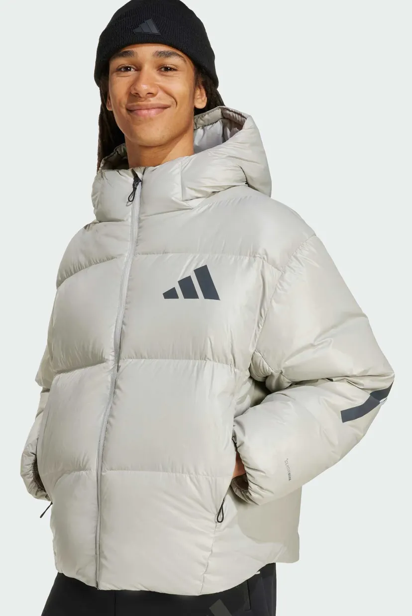 Чоловічий світло-сірий пуховик ADIDAS Z.N.E. Puffer Climawarm 4