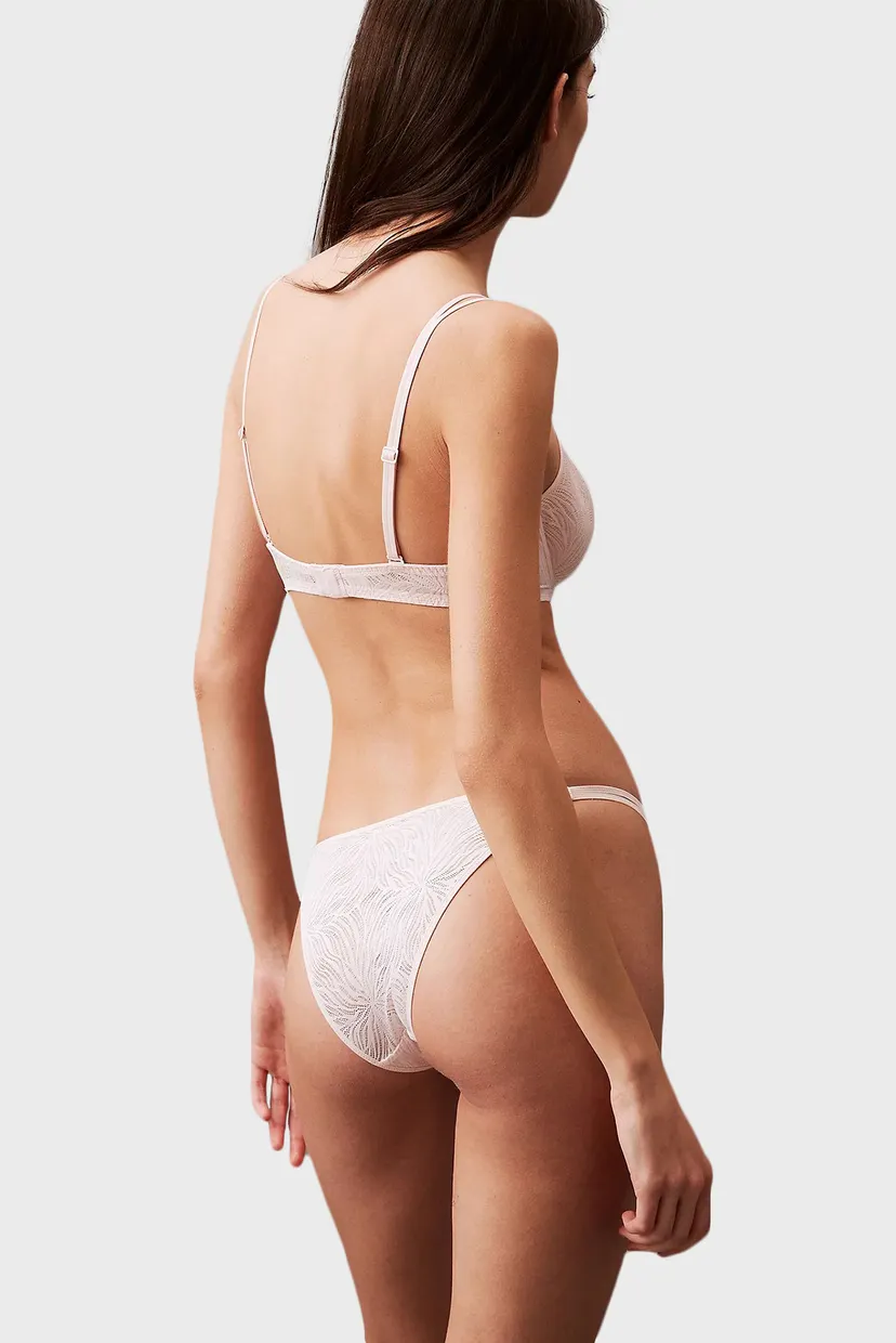 Жіночі пудрові трусики HIGH LEG TANGA 3