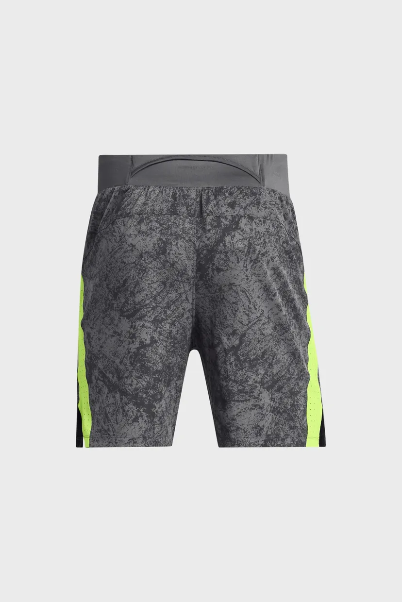 Чоловічі сірі шорти UA LAUNCH PRO 7'' PRINTED SHORTS 6