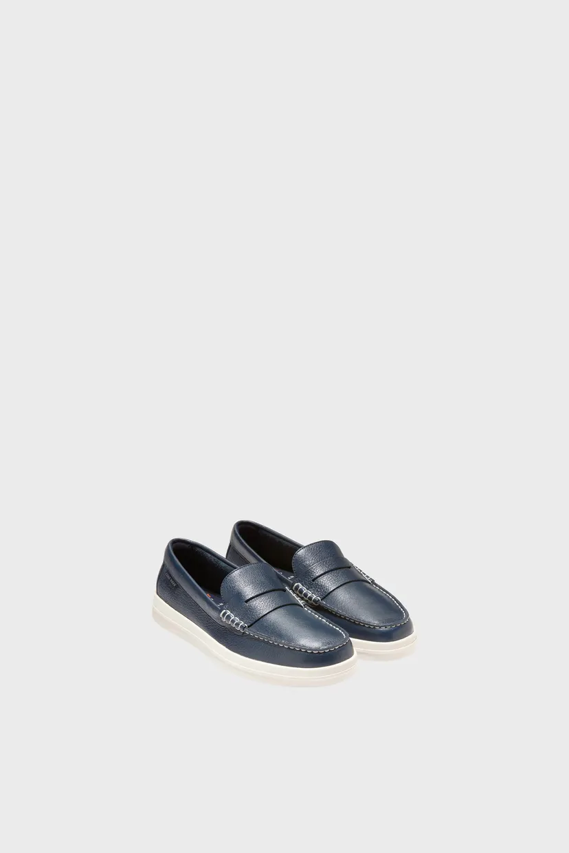 Чоловічі темно-сині шкіряні лофери Nantucket Drift Penny Loafer 5