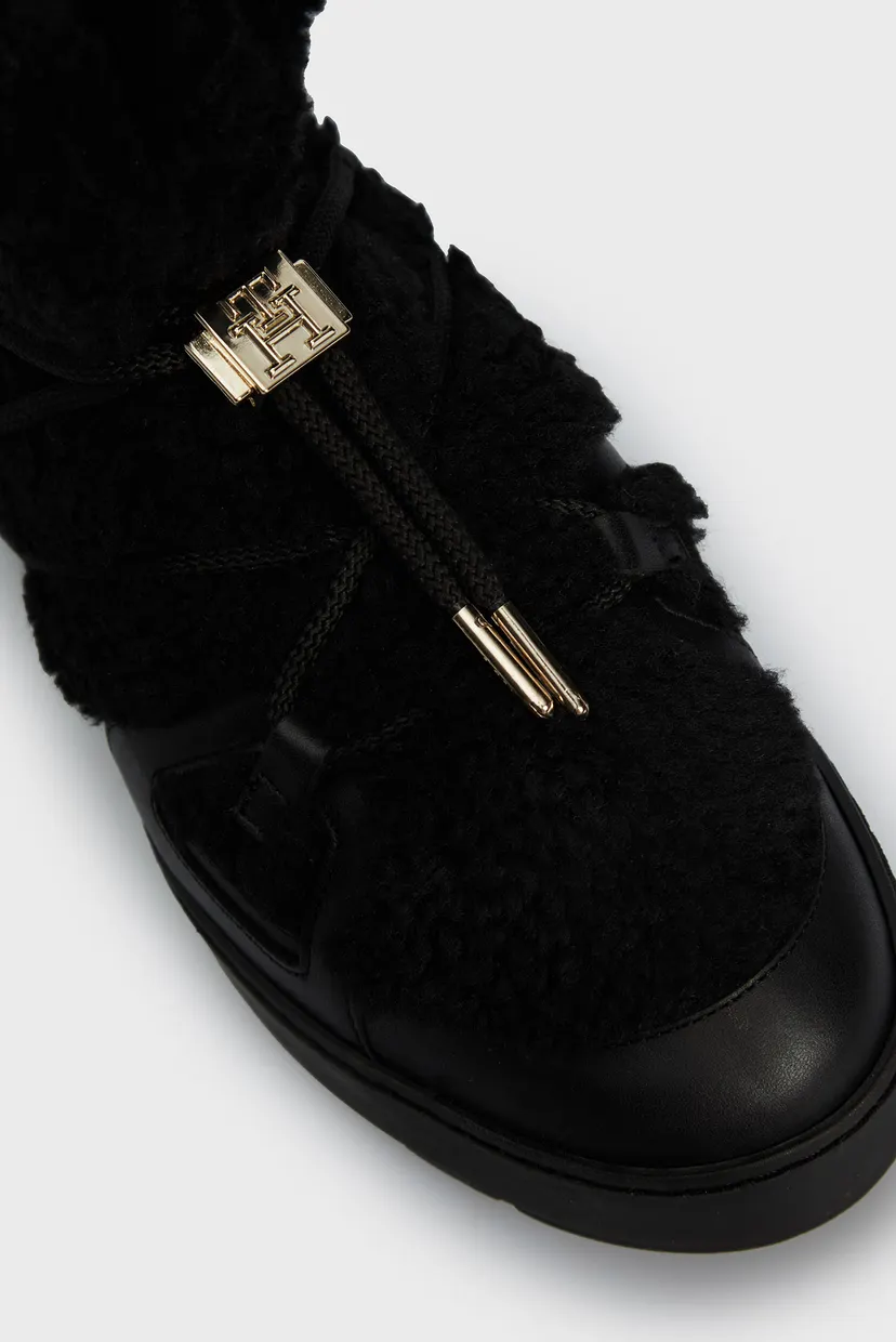 Женские черные луноходы TOMMY TEDDY SNOWBOOT 4