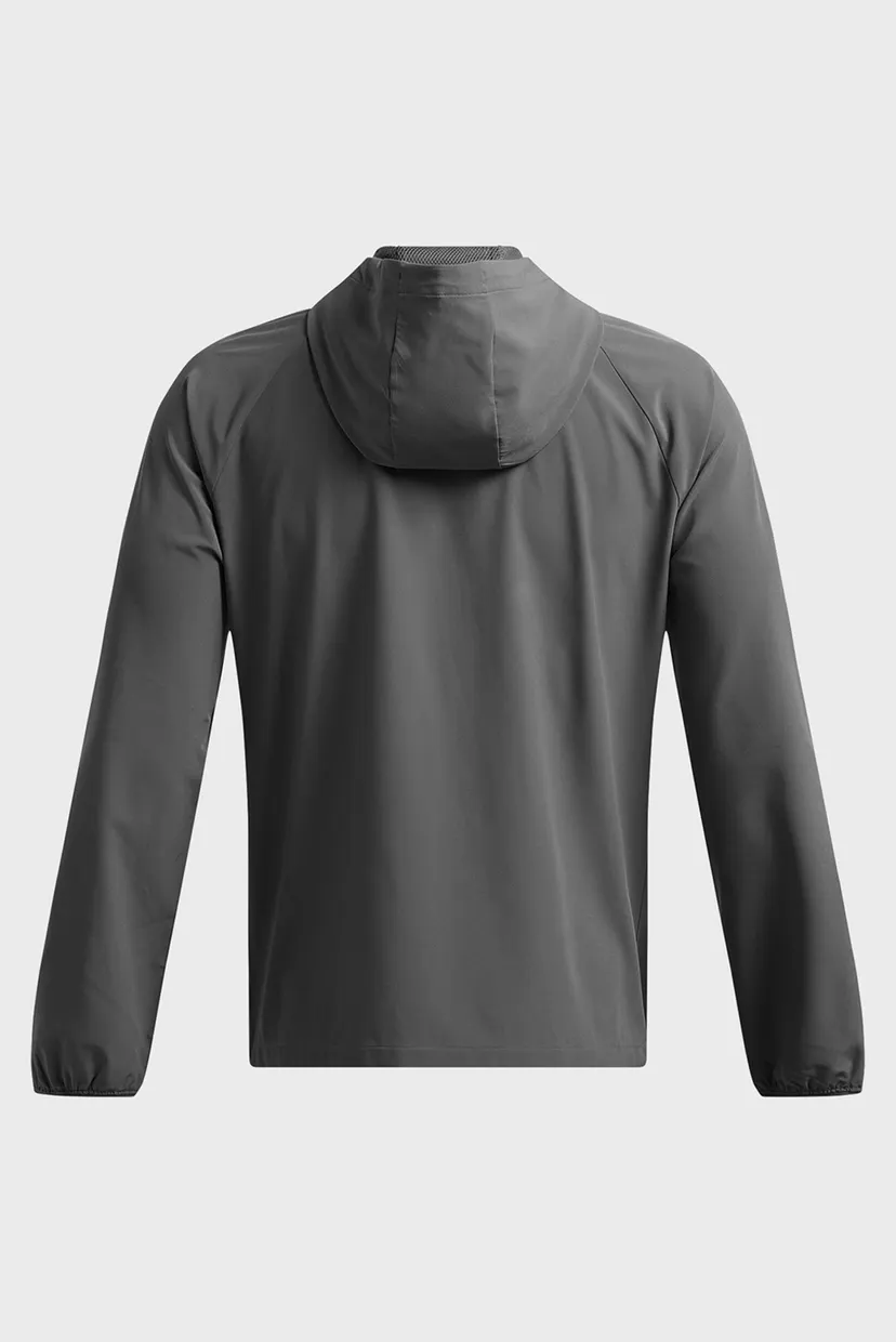 Чоловіча сіра вітровка UA Vibe Woven Jacket 5