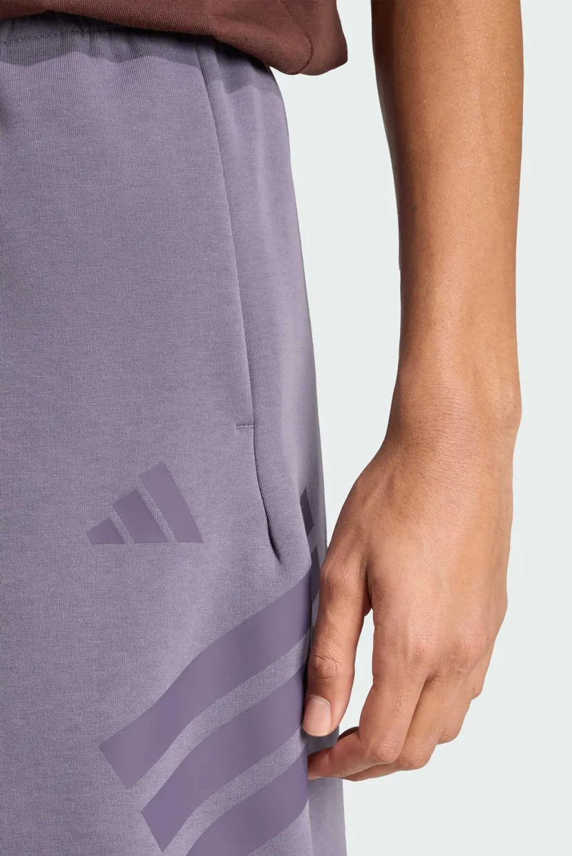 Чоловічі бузкові шорти Future Icons 3-Stripes 5