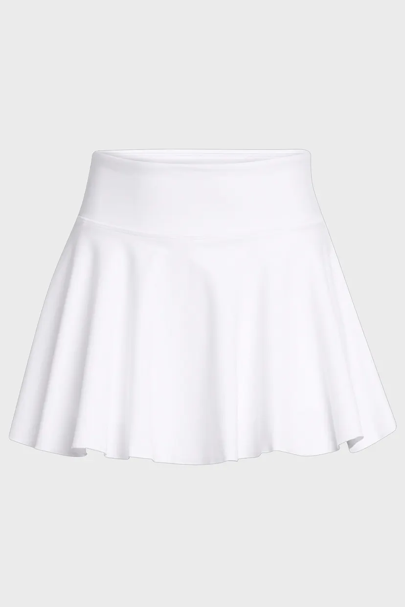Жіноча біла спідниця-шорти Motion Skort-WHT 5