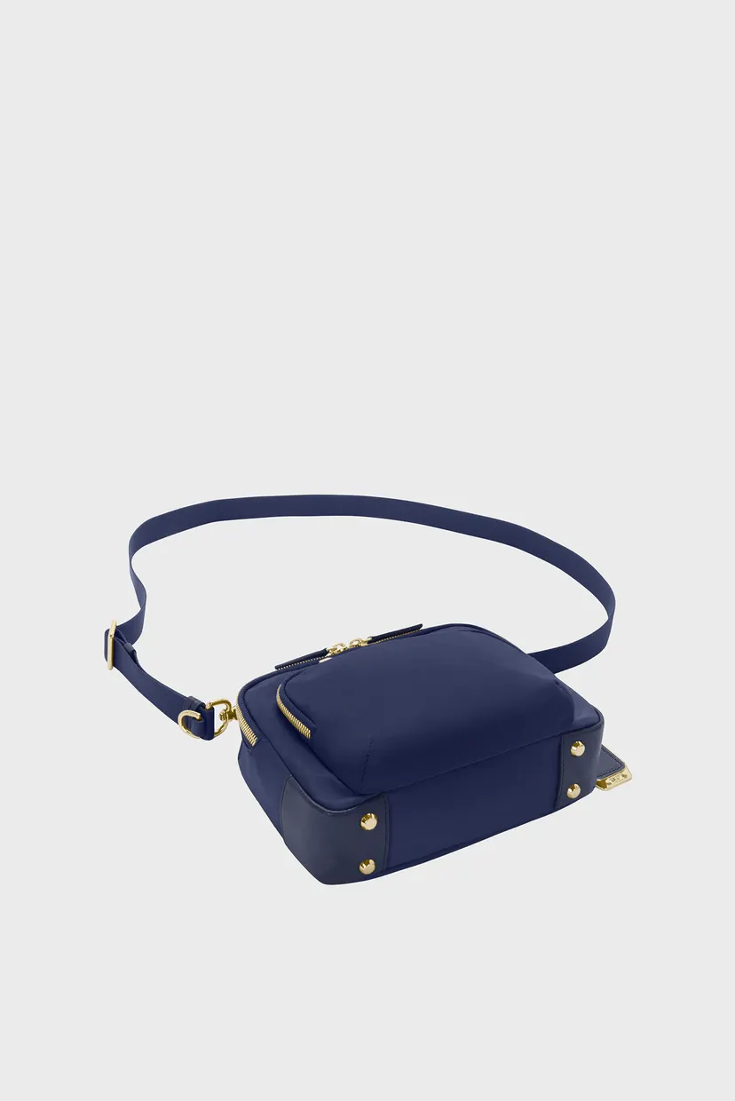 Жіноча синя сумка VOYAGEUR INDIGO/LIGHT GOLD 4