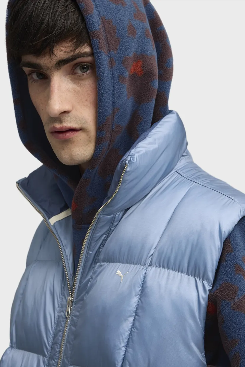 Чоловічий блакитний жилет MMQ PERTEX® Puffer Vest Men 4