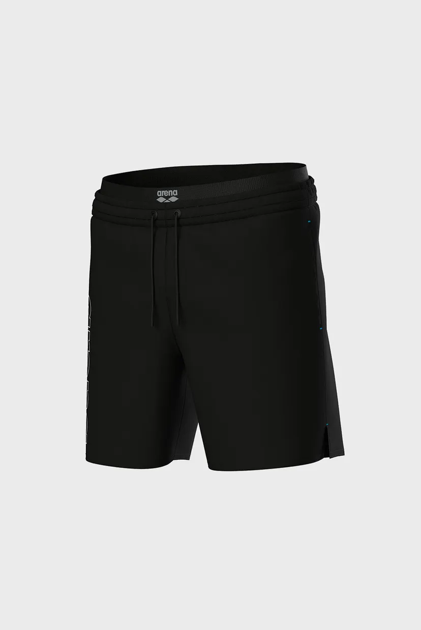 Чоловічі чорні плавальні шорти ELASTIC BAND BEACH BOXER 9