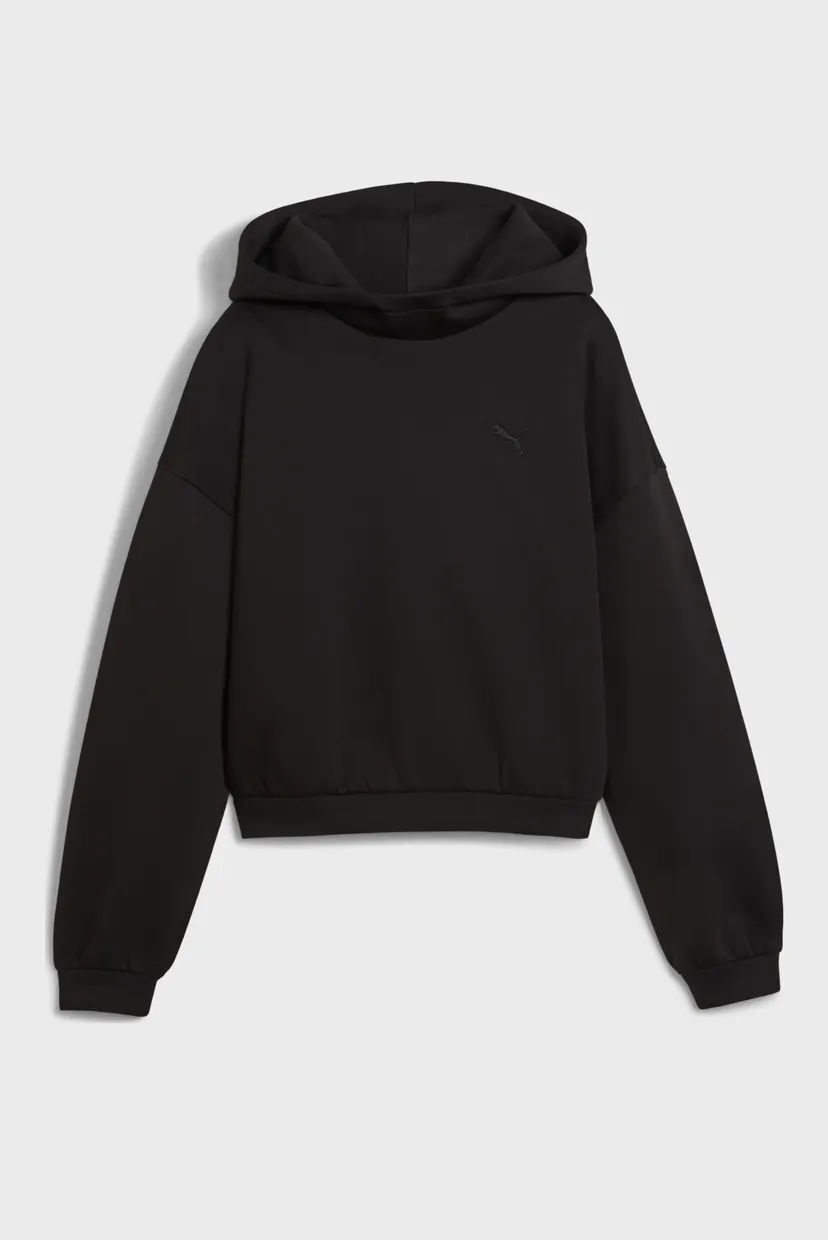 Женское черное худи Wardrobe Essentials Oversized Hoodie Women 4