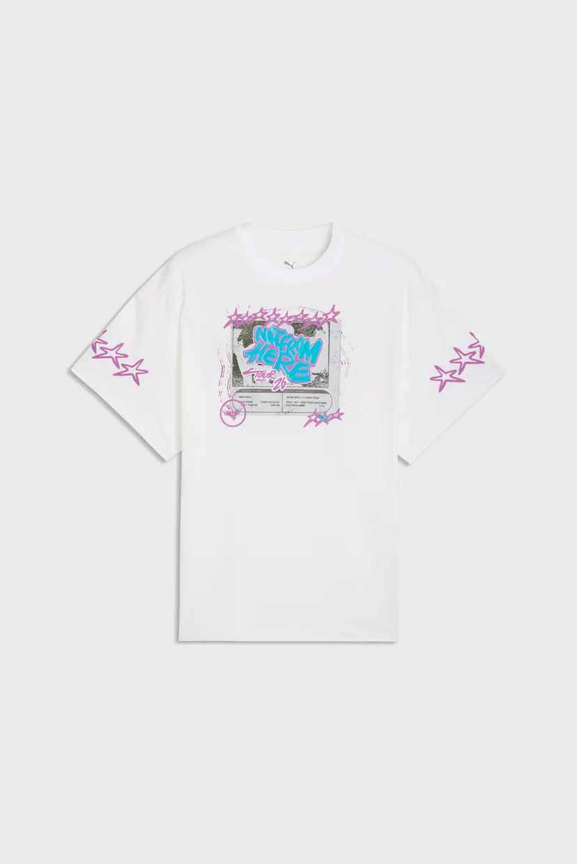 Чоловіча біла футболка Melo x Hive Tee Men 4