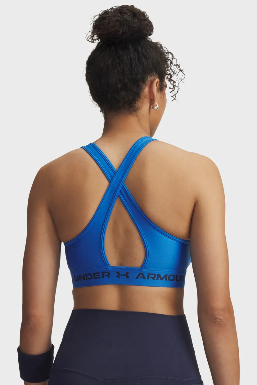 Женский синий топ Crossback Mid Bra 3