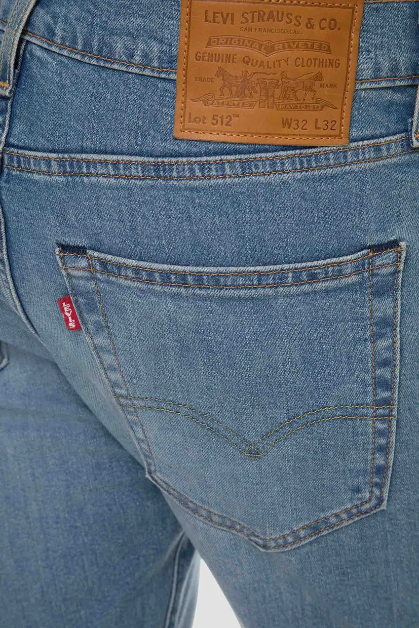 Мужские голубые джинсы 512® Slim Taper 4
