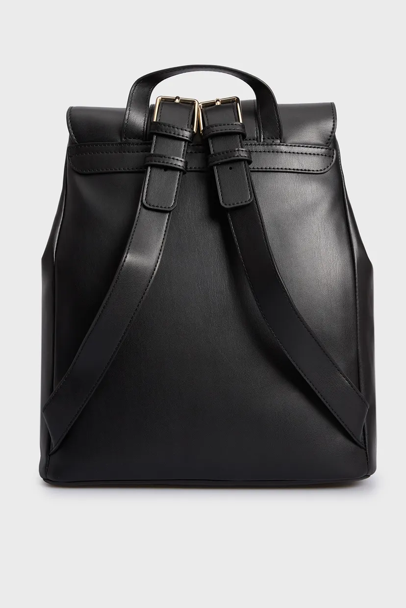 Жіночий чорний рюкзак TH SOFT UTILITY BACKPACK PU 4