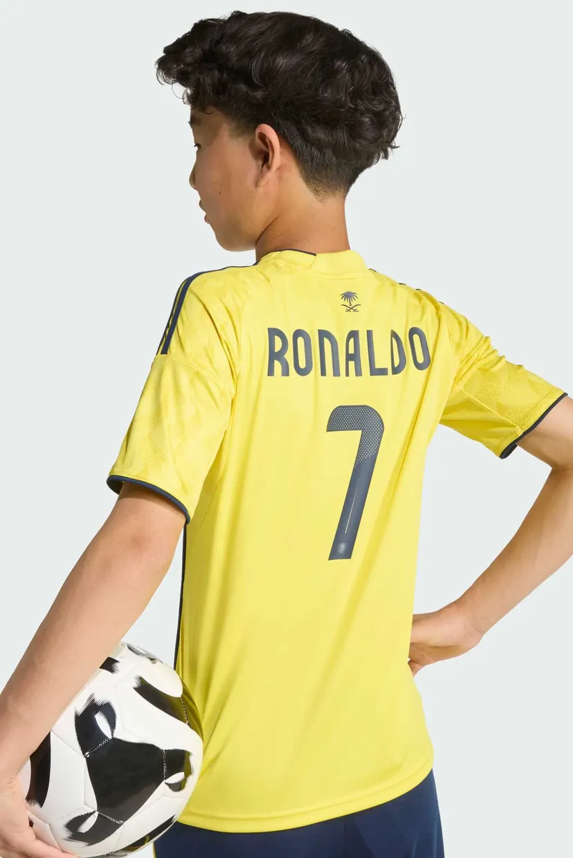 Дитяча жовта футболка з візерунком Al Nassr FC 25/26 Home Kids 5