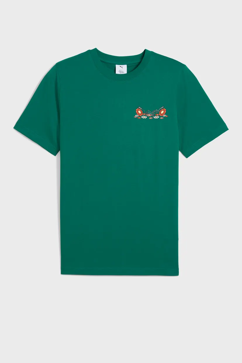 Чоловіча зелена футболка PUMA x SQUID GAME Tee Men 6