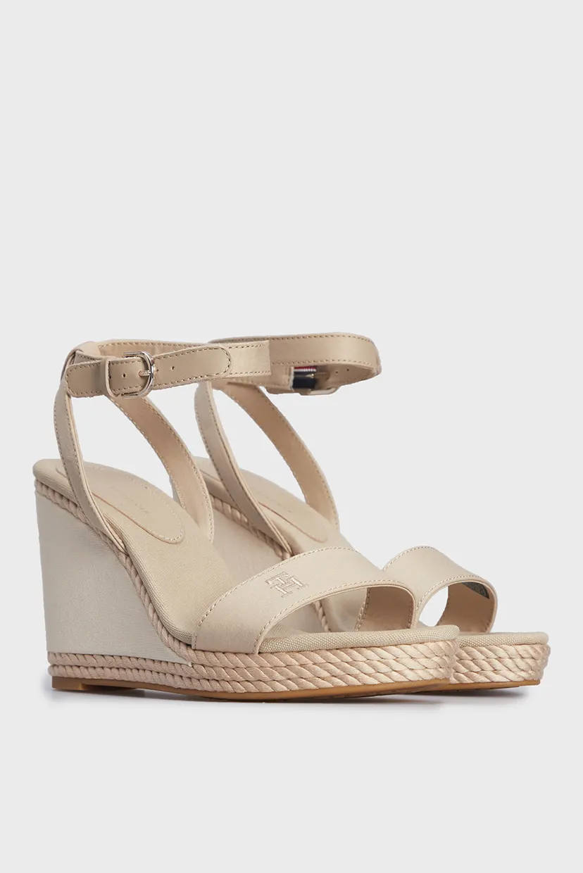Жіночі бежеві босоніжки ROPE WEBBING WEDGE 3