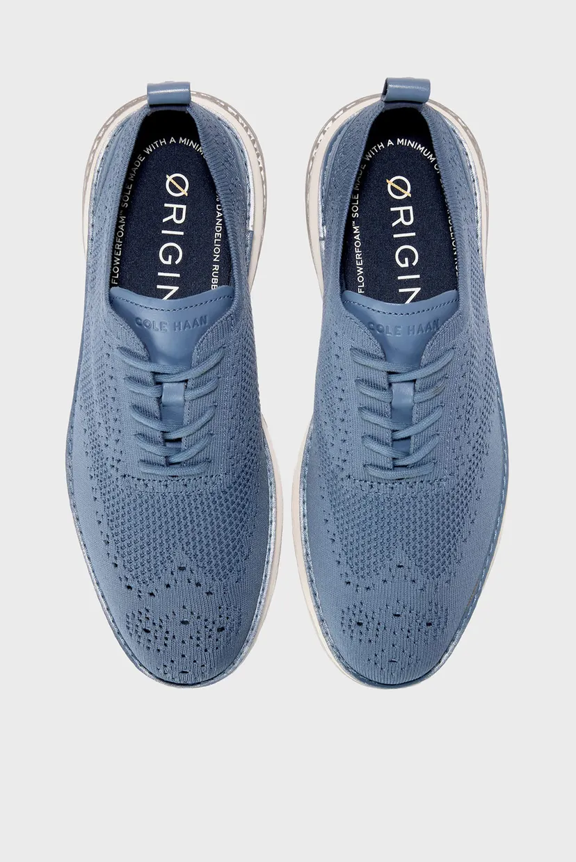 Чоловічі сині броги ØriginalGrand Energyweave Stitchlite™ Wingtip Oxford 4