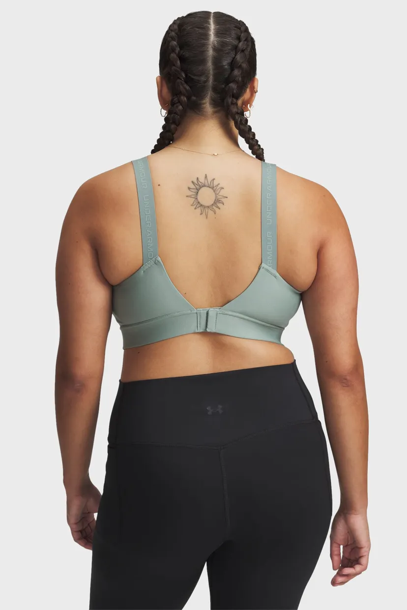 Жіночий м'ятний топ UA Infinity Mid 2.0 Bra 4