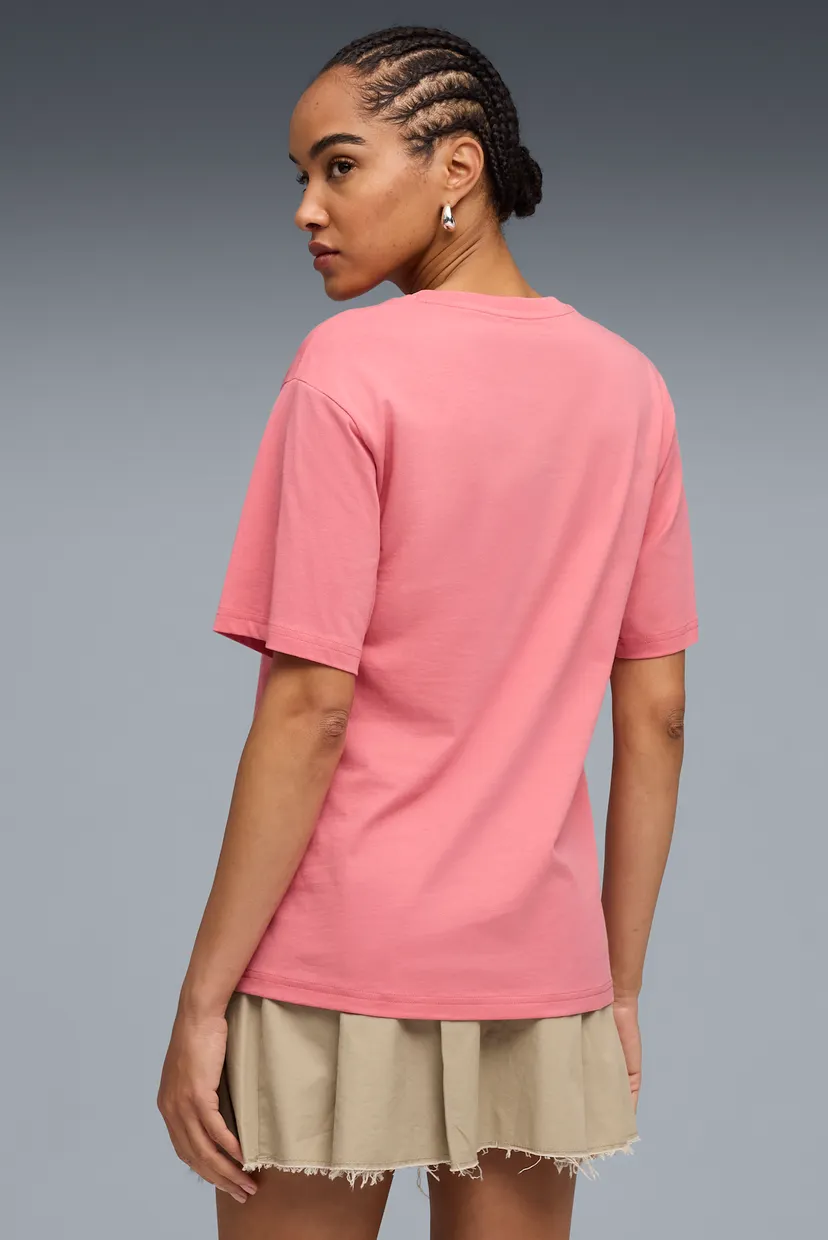 Жіноча рожева футболка ESS Relaxed Tee Women 3