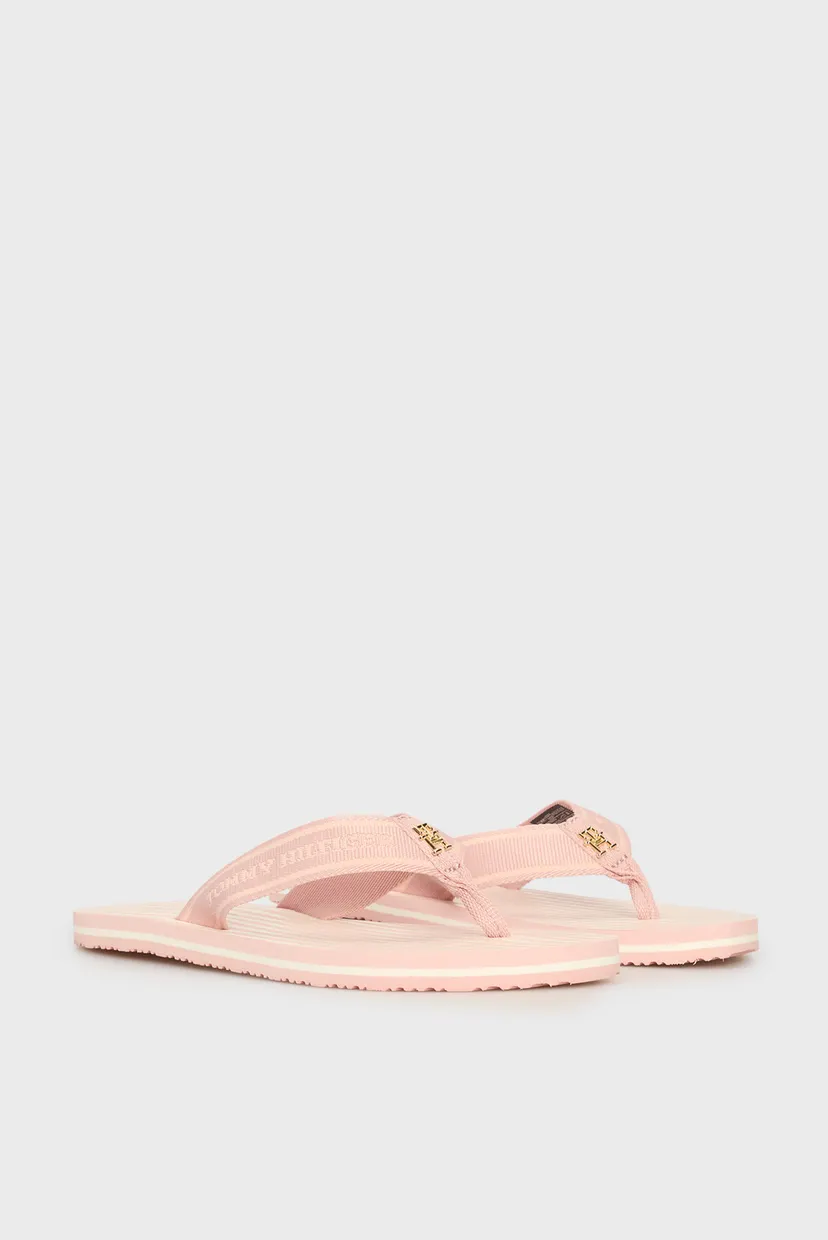 Жіночі рожеві в'єтнамки TH STRIPES BEACH SANDAL 3