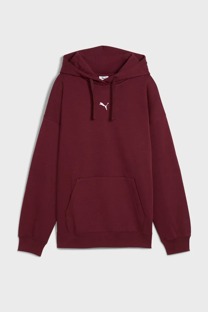 Женское бордовое худи Essentials Oversized Hoodie Women 4