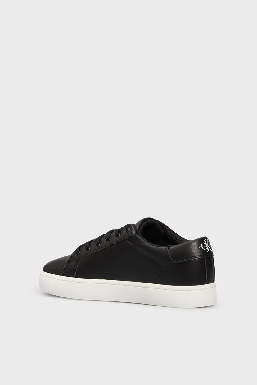 Мужские черные кожаные сникерсы CLASSICCUPLOWLACEUP LTH ML 5