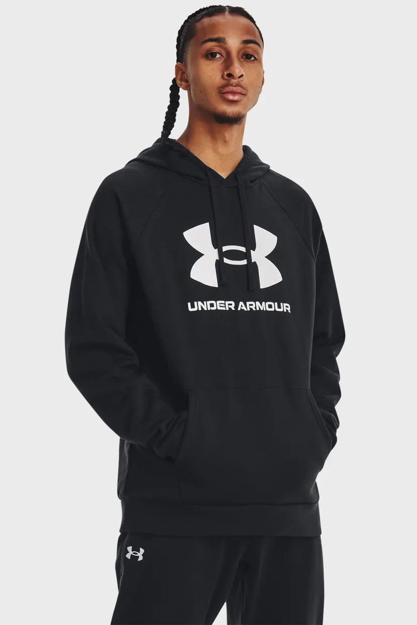 Чоловіче чорне худі UA Rival Fleece Logo HD Under Armour 1379758