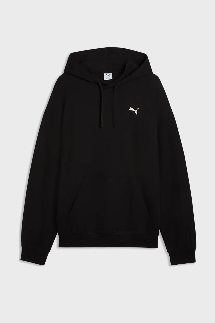 Мужское черное худи Essentials Elevated Relaxed Hoodie Men 4