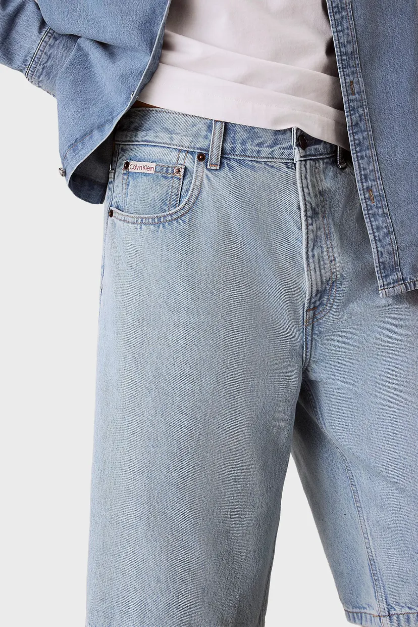 Мужские голубые джинсовые шорты LONG SHORT RIVAL BLUE 5