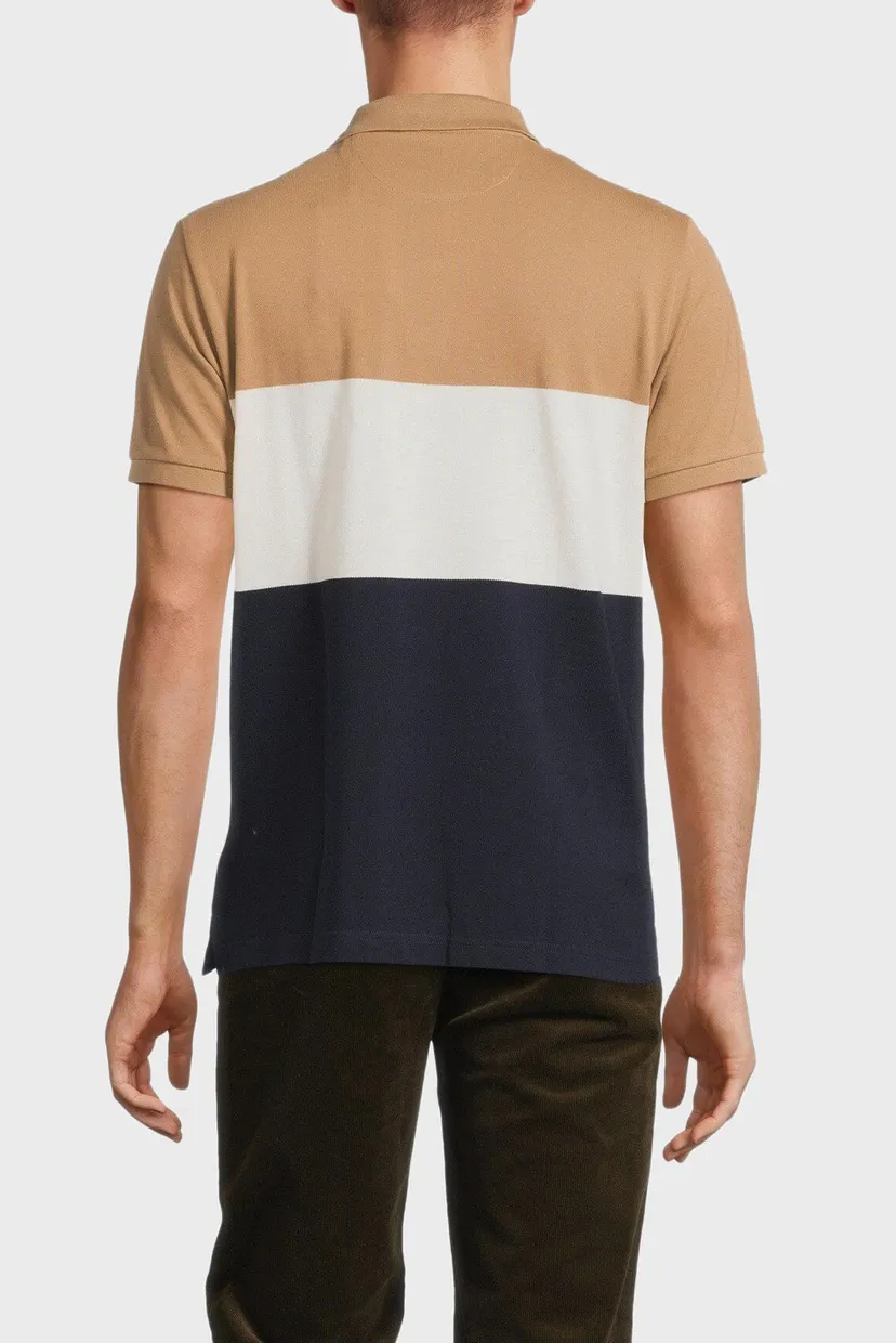 Мужское поло BLOCK STRIPE SS RUGGER 3