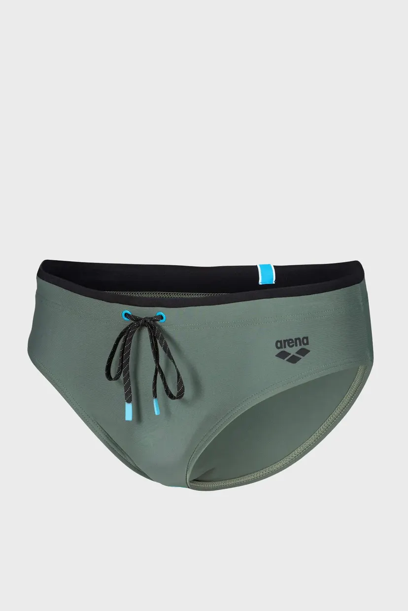 Мужские оливковые плавки SOLID SWIM BRIEFS 4